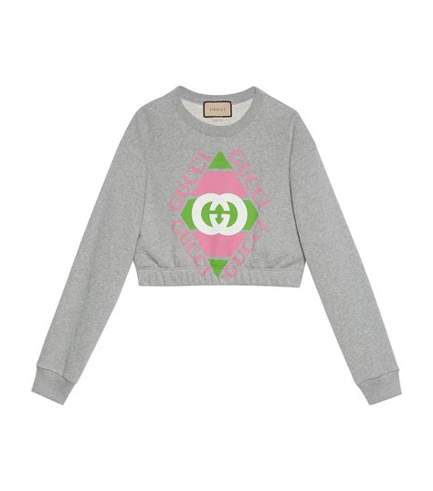 new gucci womens sweater anopes|Gucci cropped sweatshirt etsy.